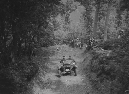 Frazer-Nash Super Sports taking part in a motoring trial, c1930s. Artist: Bill Brunell.