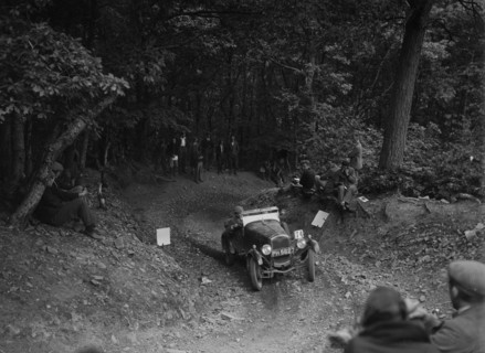 Frazer-Nash Vitesse taking part in a motoring trial, c1930s. Artist: Bill Brunell.