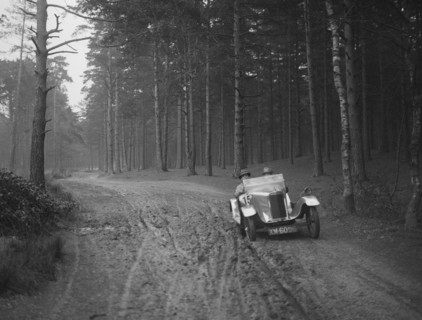 Eric Longden's Eric-Longden at the JCC General Efficiency Trial, Oxshott Woods, Surrey, 1923. Artist: Bill Brunell.