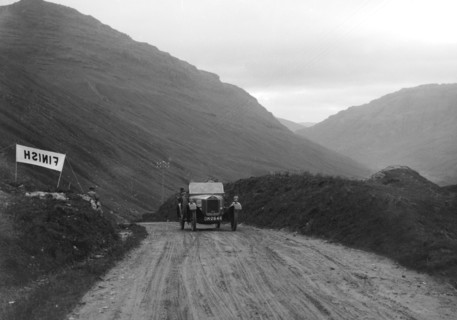 Wolseley 2-seater of LA Illston taking part in the Scottish Light Car Trial, 1922. Artist: Bill Brunell.