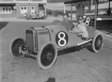 Coventry-Premier of AJ Dixon, JCC 200 Mile Race, Brooklands, 1921. Artist: Bill Brunell.
