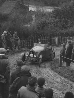 ATC Special of AT Clarke competing in the MCC Exeter Trial, Ibberton Hill, Dorset, 1930. Artist: Bill Brunell.