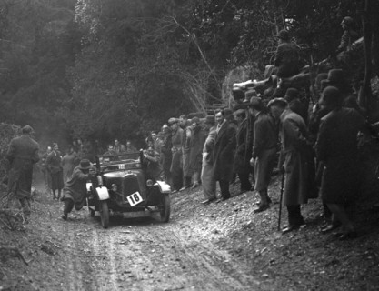 Talbot of EPH Jones competing in the JCC Half-Day Trial, 1930. Artist: Bill Brunell.