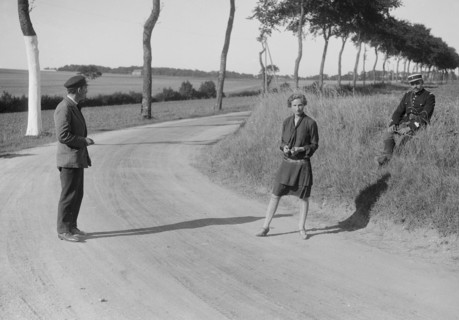 British racing driver Ruth Urquhart Dykes at the Boulogne Motor Week, St Martin, France, 1928. Artist: Bill Brunell.