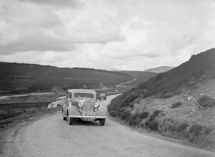 Vauxhall Big Six saloon of WT Grose, RSAC Scottish Rally, 1933. Artist: Bill Brunell.