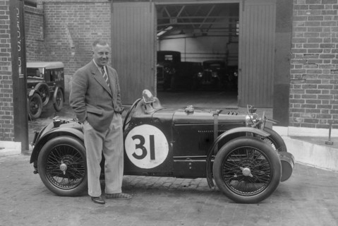 MG C type Midget of Cyril Paul at the RAC TT Race, Ards Circuit, Belfast, 1932. Artist: Bill Brunell.