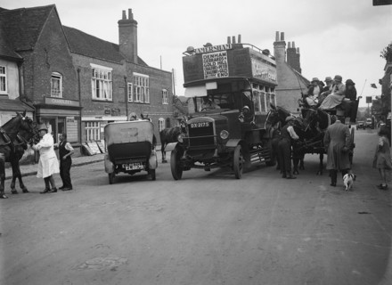 Thorneycroft double decker bus, Buckinghamshire, c1920s Artist: Bill Brunell.