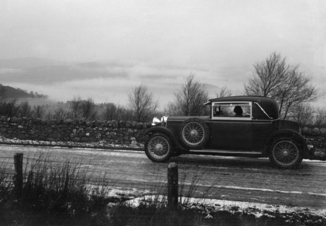 Talbot 14/45 of Kitty Brunell competing in the Monte Carlo Rally, 1929. Artist: Bill Brunell.