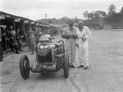 MG K3, Brooklands, Surrey, 1930s. Artist: Bill Brunell.