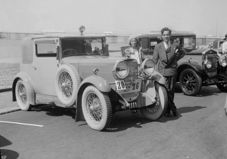 Alvis of Henken Widengren at the B&HMC Brighton Motor Rally, Brighton, Sussex, 1930. Artist: Bill Brunell.
