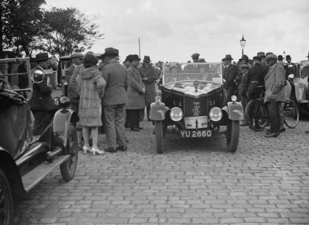 AC Acedes Six of Mrs G Daniell at the Southport Rally, 1928. Artist: Bill Brunell.
