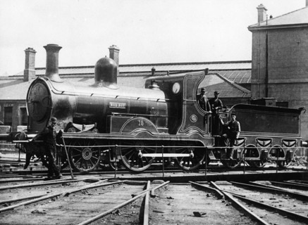 Midlands and Great Western Railway (Ireland) 2-4-0 locomotive 'Rob Roy', 1873. Artist: Unknown