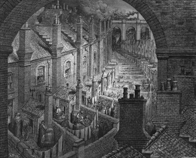 'Over London by Rail', 1872. Artist: Adolphe François Pannemaker