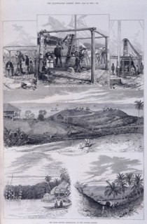 Solar Eclipse Observatory, Nicobar Islands, c1875. Artist: Unknown