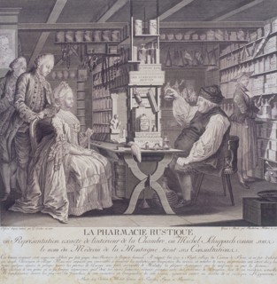 'La Pharmacie Rustique', c1775. Artist: Barthelemi Hubner