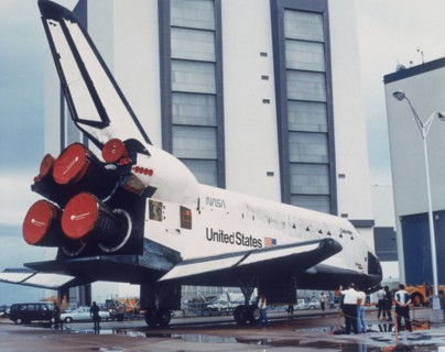 Space Shuttle Columbia on Earth, 1980s. Artist: Unknown