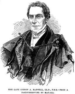 Gideon Algernon Mantell, English geologist, 1852. Artist: Anon