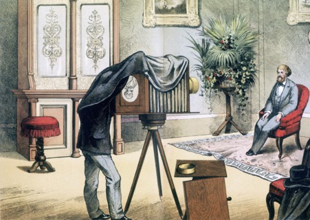 Portrait photographer's studio, c1880. Artist: Unknown