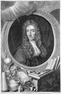 Robert Boyle, 17th century Irish chemist and physicist, 1739.  Artist: George Vertue