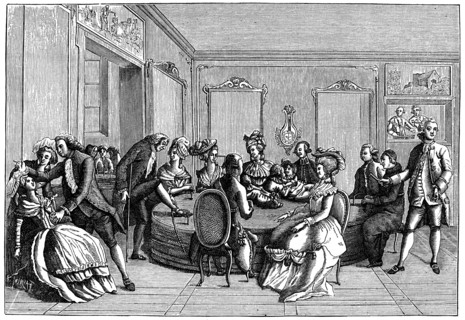 Mesmer's tub, 1779 (1875). Artist: Unknown