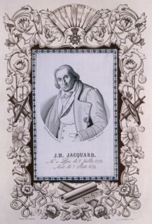 Joseph-Marie Jacquard, inventor of the Jacquard loom, c1850. Artist: Unknown