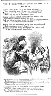 'The Nightingale's Song to to the Sick Soldier', 1854. Artist: Unknown
