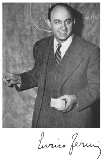 Enrico Fermi, Italian-born American nuclear physicist. Artist: Unknown