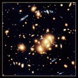Gravitational lens in CL0024+1654 Artist: W Collet