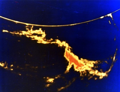 X-ray image of a solar flare. Artist: Unknown