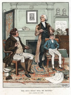 Phrenology, 1820 (1886). Artist: Frank Dadd