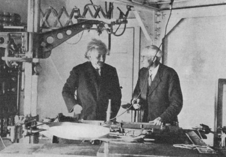 Albert Einstein (1879-1955) at Mount Wilson Observatory. Artist: Unknown