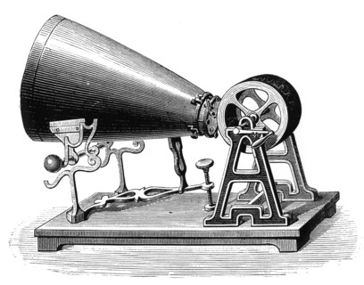 Mid-19th century Phonautograph, c1880. Artist: Unknown
