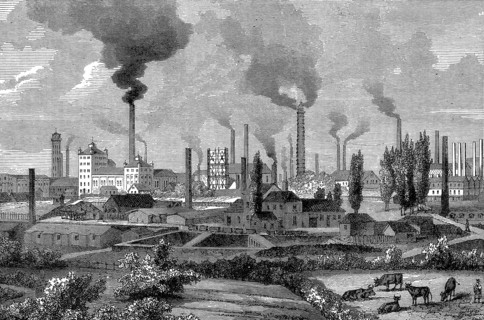 Krupp's works, Essen, Germany, 1896. Artist: Unknown