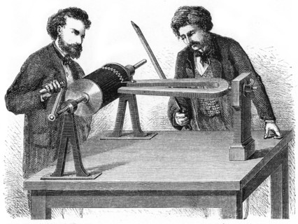 Mid-19th century Phonautograph, 1872. Artist: Unknown