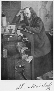 Dmitiri Ivanovich Mendeleyev (1834-1907), Russian chemist, c1900s. Artist: Unknown