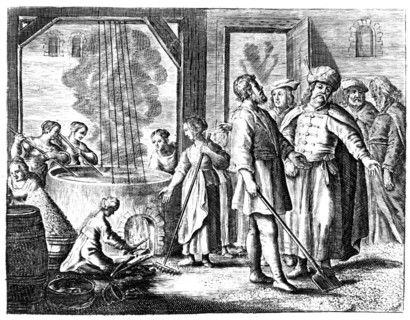 Salt Works, Amsterdam, 1660. Artist: Unknown
