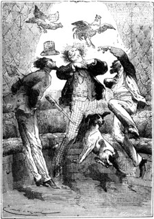 Jules Verne (1828-1905) Autour de la Lune, 1865. Artist: Unknown