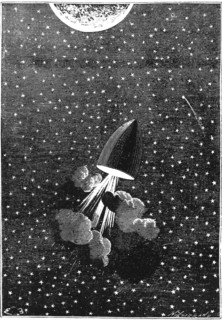Jules Verne (1828-1905), Autour de la Lune, 1865. Artist: Unknown
