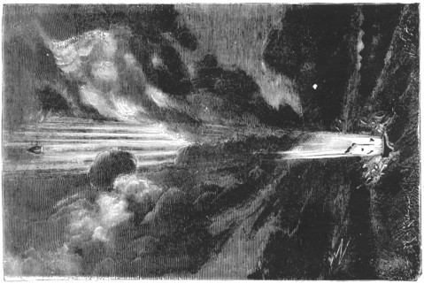 Jules Verne (1828-1905), De la Terre a la Lune, 1865. Artist: Unknown