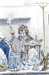 Humphry Davy, British chemist and inventor, 1802. Artist: James Gillray