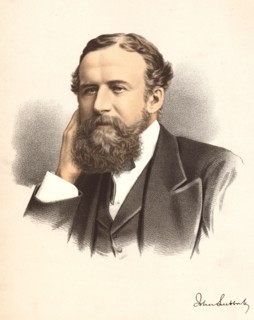 John Lubbock, first Baron Avebury, English banker, archaeologist, naturalist and politician, c1880. Artist: Unknown