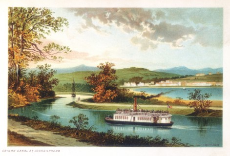 Crinan Canal at Lochgilphead, Scotland, 1891. Artist: Unknown