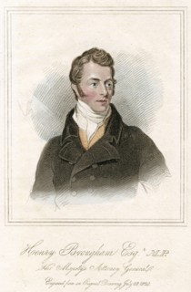 Henry Peter Brougham, 1st Baron Brougham and Vaux, Scottish lawyer and politician, c1820. Artist: Unknown
