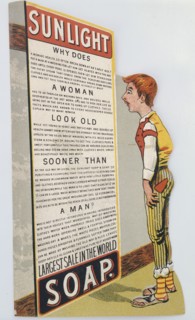 Trade card for Sunlight soap, c1900. Artist: Unknown