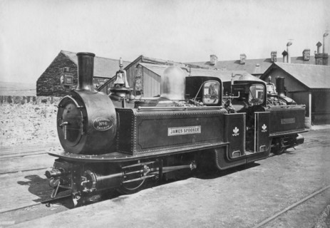 Ffestiniog Railway steam Locomotive No 8 'James Spooner', 1872. Artist: Unknown