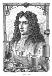 Denis Papin, French physicist, 1870. Artist: Unknown