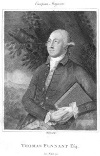 Thomas Pennant, 18th century British naturalist and traveller, c1840. Artist: Unknown