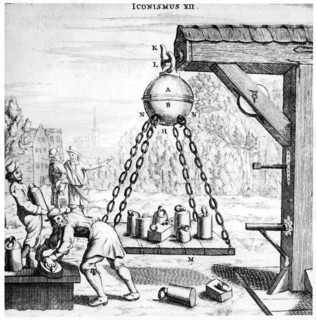 Von Guericke's demonstration of the power of air pressure, 1672. Artist: Unknown