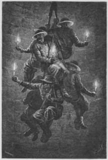 Mining for rock salt, c1890. Artist: Unknown
