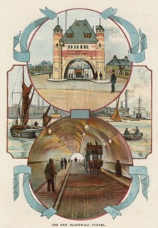 Blackwall Tunnel, London, c1900. Artist: Unknown